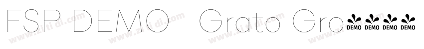 FSP DEMO   Grato Gro字体转换